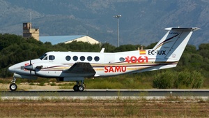 Photo of EC-IUX - Beechcraft B200 Super King Air operated by Babcock MCS Spain