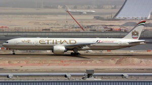 Photo of A6-ETI - Boeing 777-3FX(ER) operated by Etihad Airways
