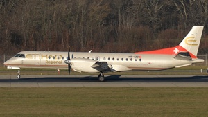 Photo of HB-IZZ - Saab 2000 operated by Etihad Regional (opb Darwin Airline)
