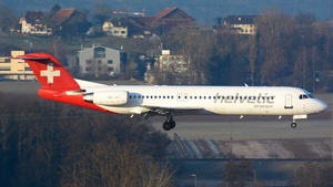 Photo of HB-JVI - Fokker 100 operated by Helvetic Airways