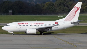 Photo of TS-IOM - Boeing 737-6H3 operated by Tunisair