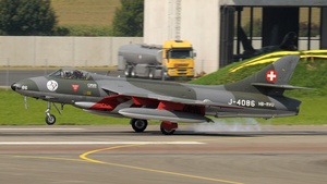 Photo of J-4086 - Hawker Hunter Mk.58 operated by Swiss Air Force