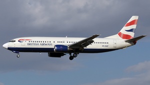 Photo of ZS-OAP - Boeing 737-4S3 operated by British Airways (opb Comair Limited)