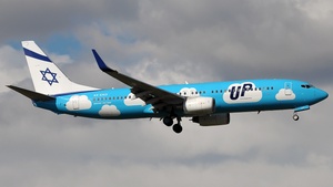 Photo of 4X-EKO - Boeing 737-86Q operated by UP by El Al