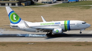 Photo of PH-XRE - Boeing 737-7K2 operated by Transavia