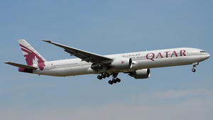 Photo of A7-BAA - Boeing 777-3DZ(ER) operated by Qatar Airways