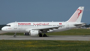 Photo of TS-IMK - Airbus A319-114 operated by Tunisair
