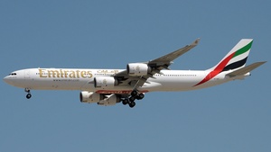 Photo of A6-ERE - Airbus A340-541 operated by Emirates