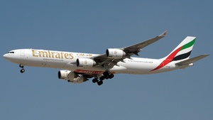 Photo of A6-ERH - Airbus A340-541 operated by Emirates