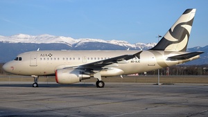 Photo of A6-AJC - Airbus A318-112(CJ) Elite operated by Al Jaber Aviation
