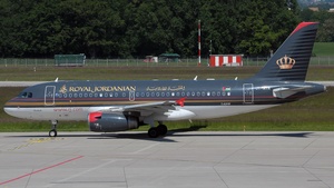 Photo of JY-AYN - Airbus A319-132 operated by Royal Jordanian Airlines