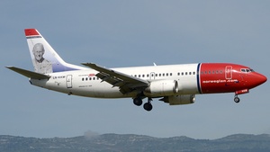 Photo of LN-KKM - Boeing 737-3Y0 operated by Norwegian Air Shuttle