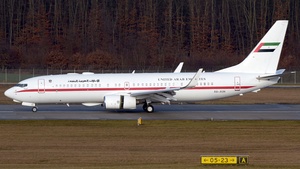 Photo of A6-AUH - Boeing 737-8EF(BBJ2) operated by United Arab Emirates Presidential Flight