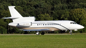 Photo of LX-SVW - Dassault Falcon 900DX operated by Global Jet Luxembourg