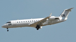 Photo of C-FXHC - Bombardier CRJ-200LR operated by United Nations Humanitarian Air Service (opb Voyageur Airways)