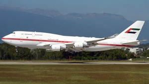 Photo of A6-UAE - Boeing 747-48E(M) operated by United Arab Emirates Presidential Flight