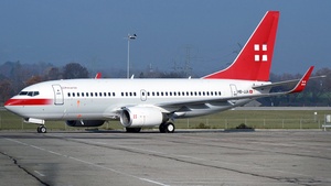 Photo of HB-JJA - Boeing 737-7AK(BBJ) operated by PrivatAir