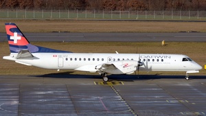 Photo of HB-IZZ - Saab 2000 operated by Darwin Airline