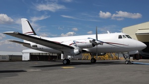 Photo of ZS-ALX - Grumman G-159 Gulfstream I operated by Trans Air Congo