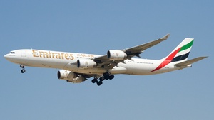 Photo of A6-ERF - Airbus A340-541 operated by Emirates
