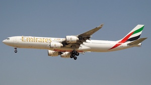 Photo of A6-ERJ - Airbus A340-541 operated by Emirates