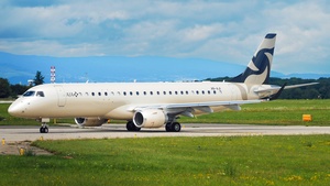 Photo of A6-AJI - Embraer Lineage 1000 operated by Al Jaber Aviation