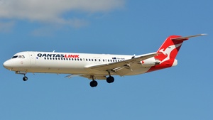 Photo of VH-NHK - Fokker 100 operated by QantasLink (opb Network Aviation)