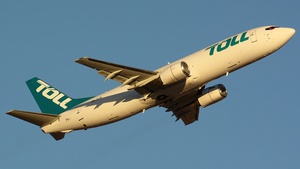 Photo of ZK-TLK - Boeing 737-476(SF) operated by Toll Air Freight (opb Airwork)