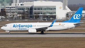 Photo of EC-OBJ - Boeing 737-8GJ operated by Air Europa Express (opb Aeronova)