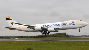 Photo of OE-LFD - Boeing 747-87UF operated by Hongyuan Group (opb Air Belgium)