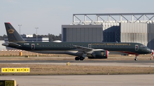 Photo of JY-REB - Embraer ERJ-195-E2 operated by Royal Jordanian Airlines