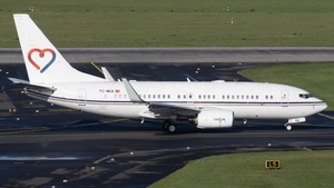 Photo of TC-MGA - Boeing 737-7AK(BBJ) operated by Mavi Gök Airlines