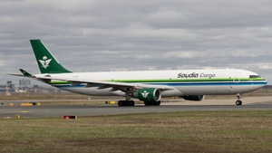 Photo of EI-LKE - Airbus A330-302(P2F) operated by Saudia Cargo (opb ASL Airlines Ireland)