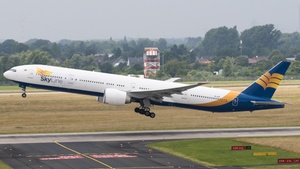 Photo of UR-AZR - Boeing 777-31H(ER) operated by Skyline Express Airlines
