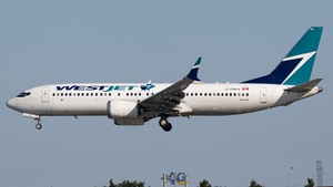 Photo of C-FNAX - Boeing 737 MAX 8 operated by WestJet Airlines