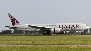 Photo of A7-BFQ - Boeing 777-F operated by Qatar Airways Cargo