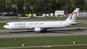 Photo of CN-ROW - Boeing 767-343(ER)(BCF) operated by Royal Air Maroc Cargo