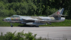 Photo of J-4003 - Hawker Hunter Mk.58 operated by Swiss Air Force