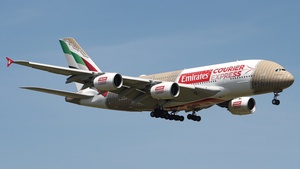 Photo of A6-EET - Airbus A380-861 operated by Emirates