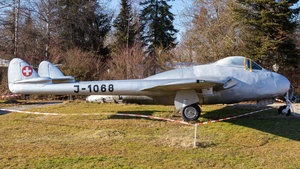 Photo of J-1068 - De Havilland DH-100 Vampire FB.6 operated by Swiss Air Force