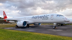 Photo of HB-AZI - Embraer ERJ-195-E2 operated by Helvetic Airways
