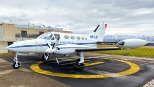 Photo of HB-LSX - Cessna 414 Chancellor operated by Private