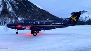 Photo of HB-FVD - Pilatus PC-12 NG operated by Air Corviglia