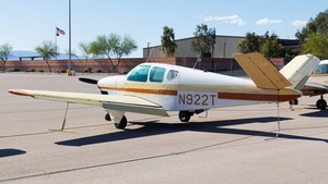 Photo of N922T - Beechcraft 35 Bonanza operated by Private