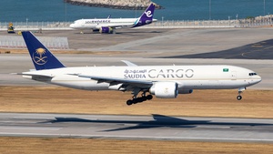 Photo of HZ-AK71 - Boeing 777-FFG operated by Saudia Cargo