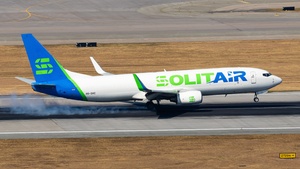 Photo of A6-SHC - Boeing 737-8AS(BCF) operated by SolitAir