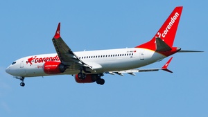 Photo of TC-MKD - Boeing 737 MAX 8 operated by SpiceJet (opb Corendon Airlines)