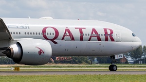 Photo of A7-BAQ - Boeing 777-3DZ(ER) operated by Qatar Airways