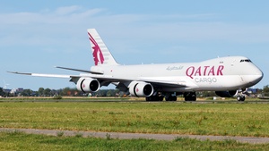 Photo of A7-BGA - Boeing 747-87UF operated by Qatar Airways Cargo
