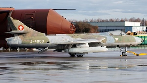 Photo of J-4003 - Hawker Hunter Mk.58 operated by Swiss Air Force